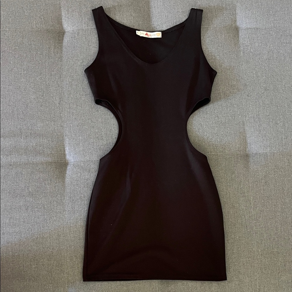 Oh My Love Black Backless Dress